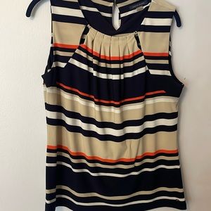 Tommy Hilfiger Striped Shell Tank Top Size L